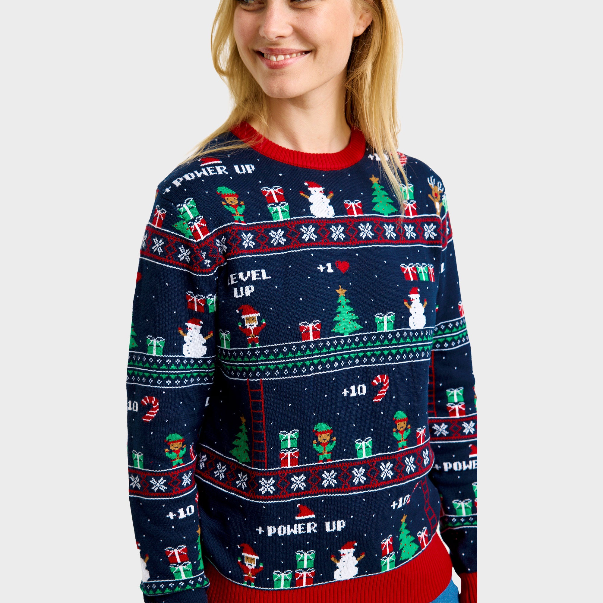 Vintage Gaming julesweateren - Dame